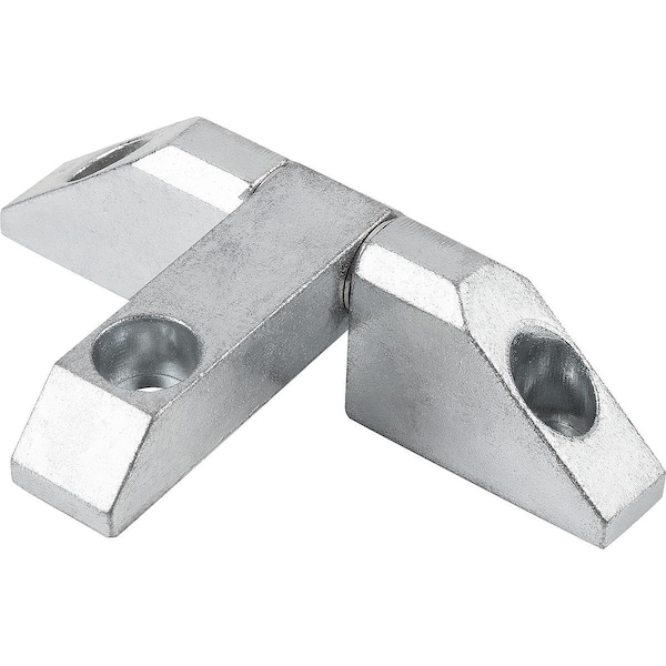 Square Hinge Long Version W. Countersink D=M06, Zinc Electro Zinc-Plated, B=85, A=51, A1=12, A2=36
